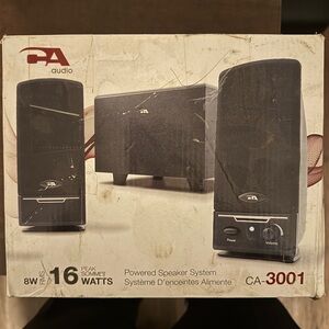 Mini powered speaker system